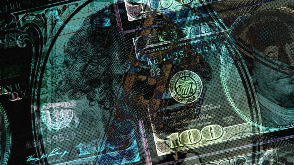 Abstract Currency Fusion wallpaper