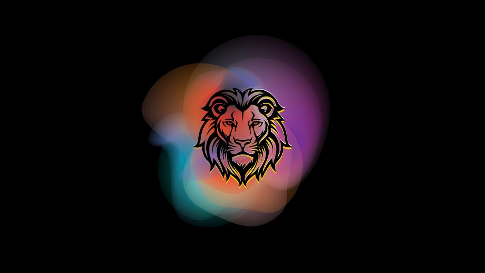 Abstract Lion wallpaper