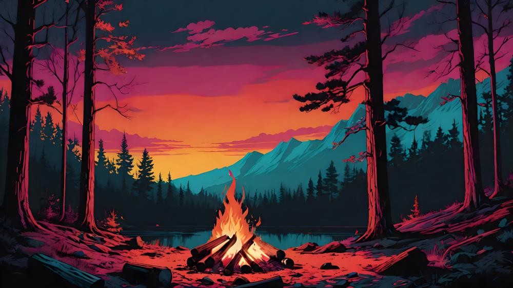 Twilight Blaze in the Mystic Woods wallpaper