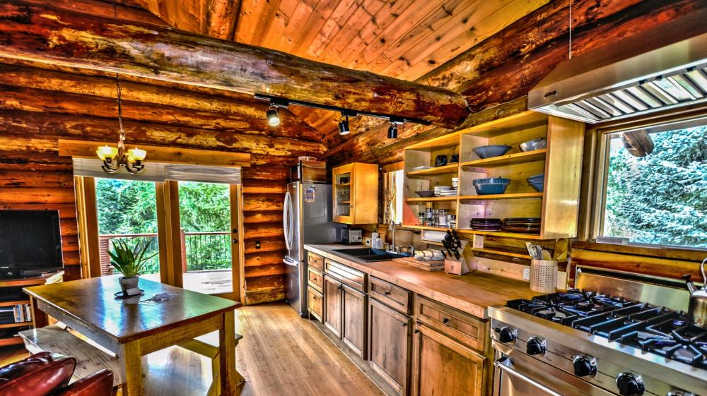 Rustic Charm of a Cozy Country Kitchen wallpaper