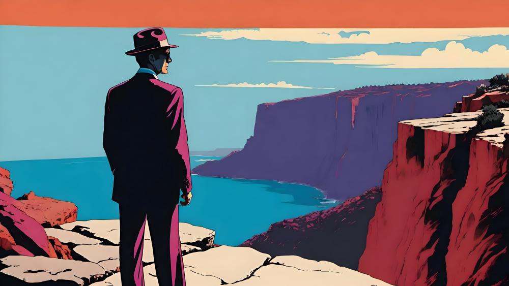Gentleman at the Edge of the World wallpaper