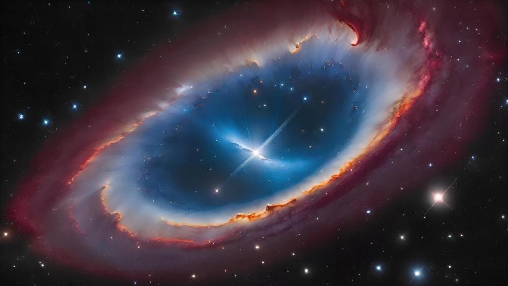 A Celestial Eye Gazes Across the Universe wallpaper
