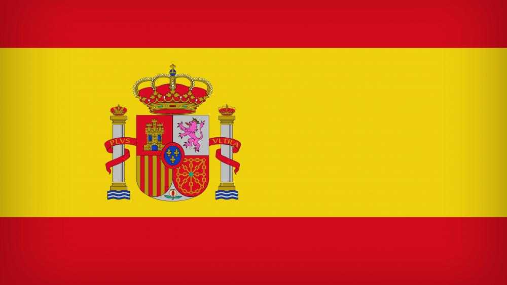 Resplendent Spain Flag in 5K wallpaper