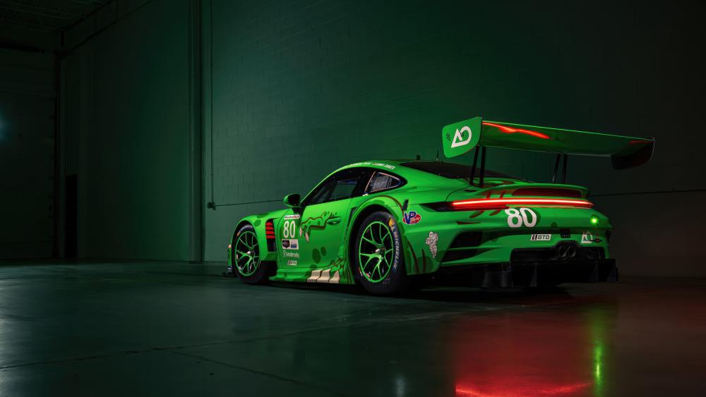 Emerald Fury Porsche 911 GT3 wallpaper