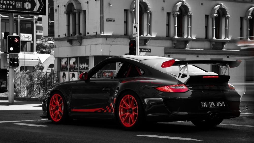 Porsche 911 GT3 RS Majesty on Streets wallpaper