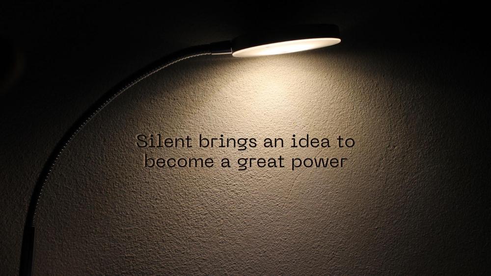 Silent Idea Emerging as Power wallpaper
