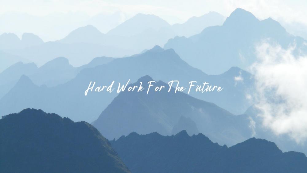 Hard Work For The Future wallpaper
