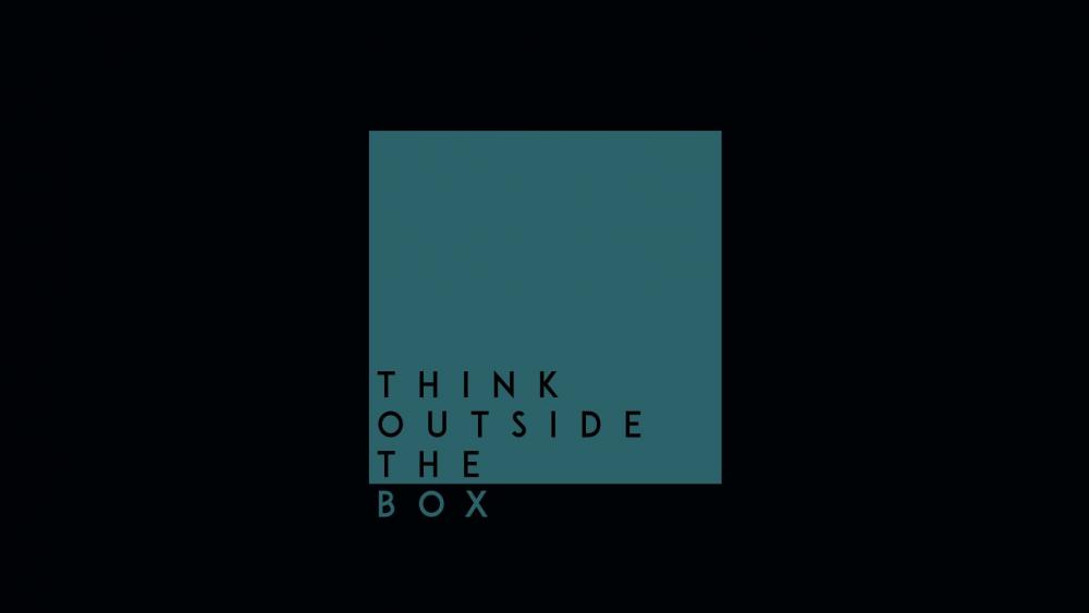 Think outside the box wallpaper