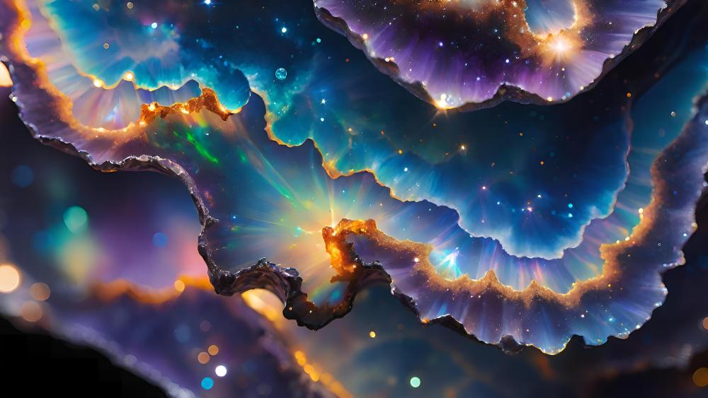 Ethereal Cosmic Shimmer wallpaper