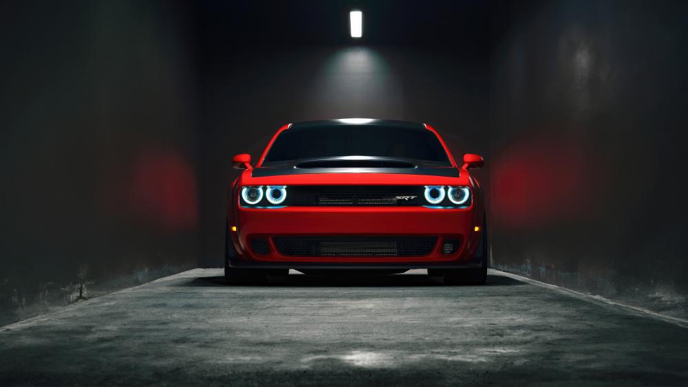 Dodge Demon Emerges from the Darkness wallpaper