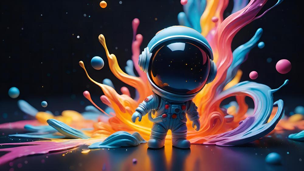 Mini Astronaut wallpaper