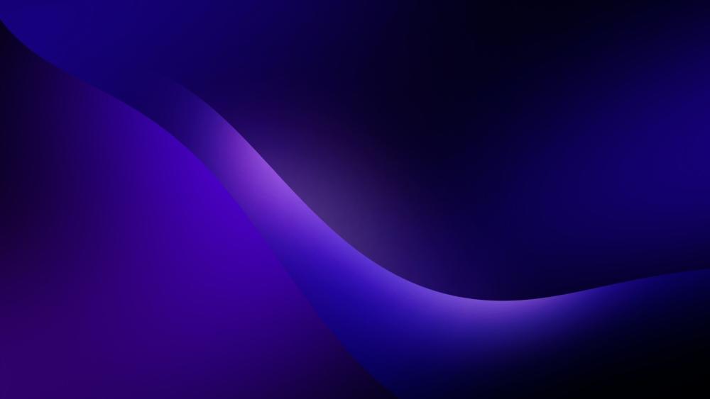 Mystical Purple Waves wallpaper