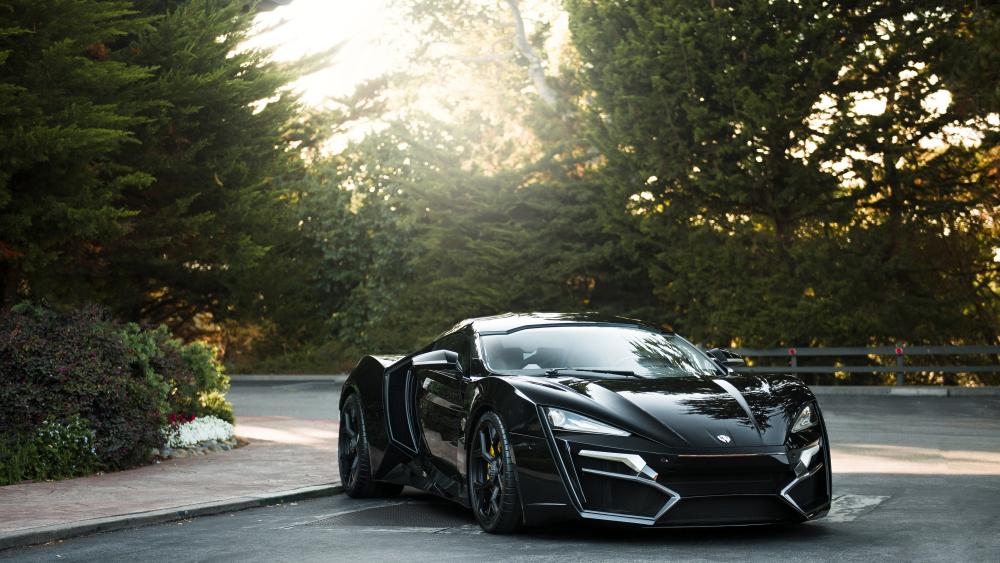 Sunrise Gleam on Lykan HyperSport wallpaper