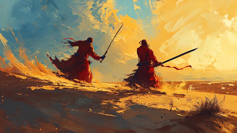 Samurai Showdown at Sunset wallpaper