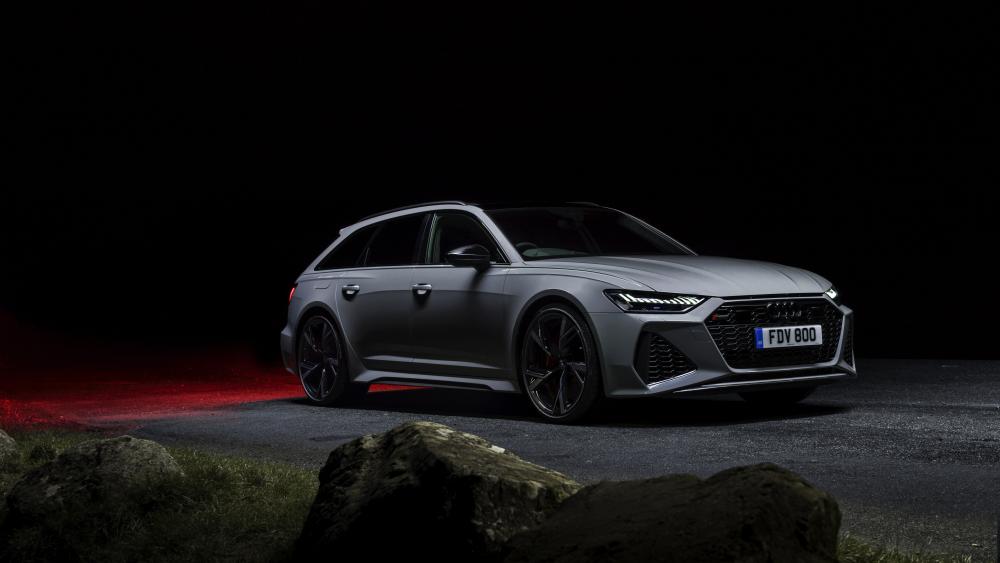 Audi RS6 Avant Under Night Sky wallpaper