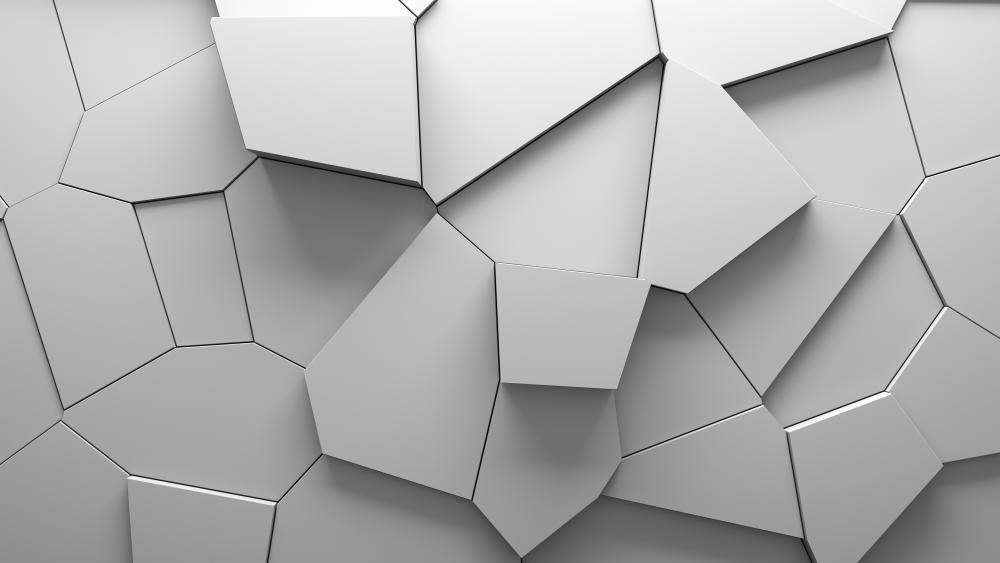 Abstract 3D Geometric Pattern Wallpaper wallpaper