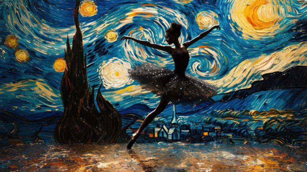 Dancing Under Starry Skies wallpaper