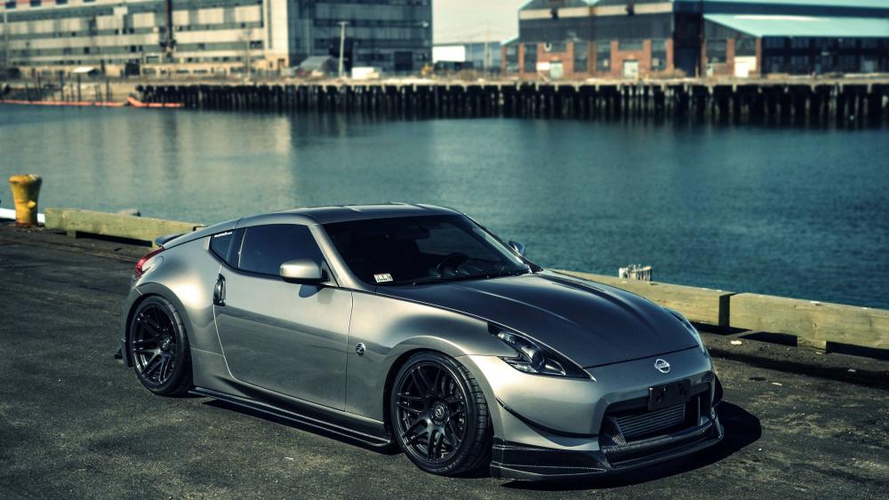 Nissan 370Z by the Waterfront wallpaper