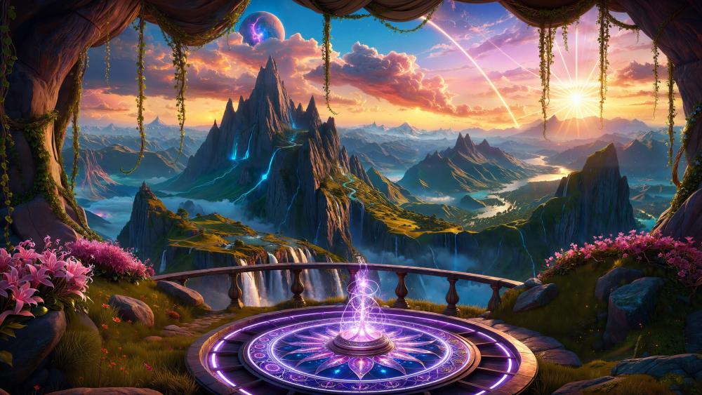 Magical Portal to a Fantasy World wallpaper