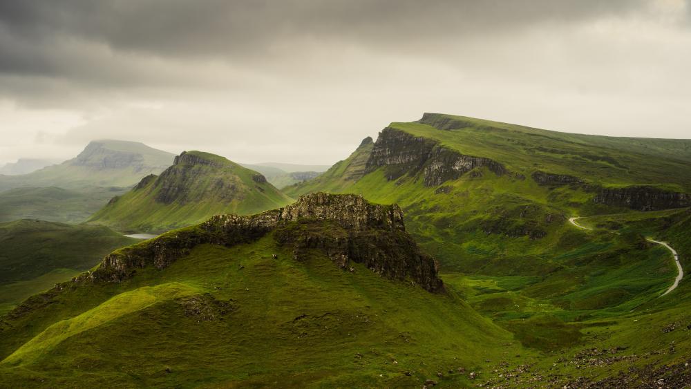 The Quiraing Landscape Majesty wallpaper