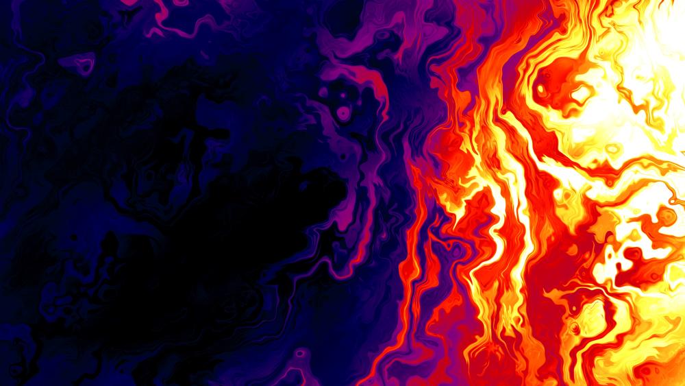 Liquid Color Explosion wallpaper