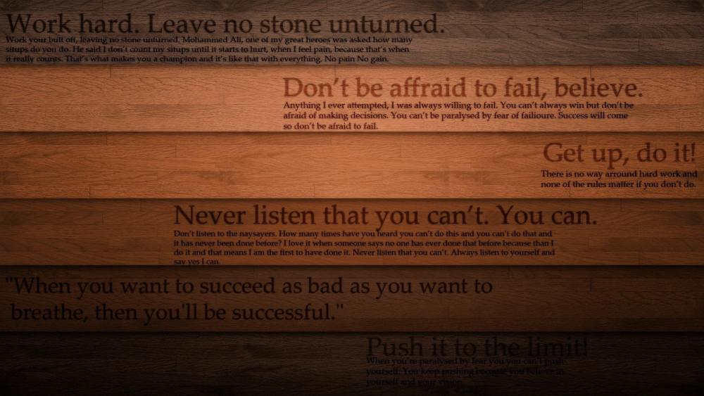 Wallpaper from quotes category