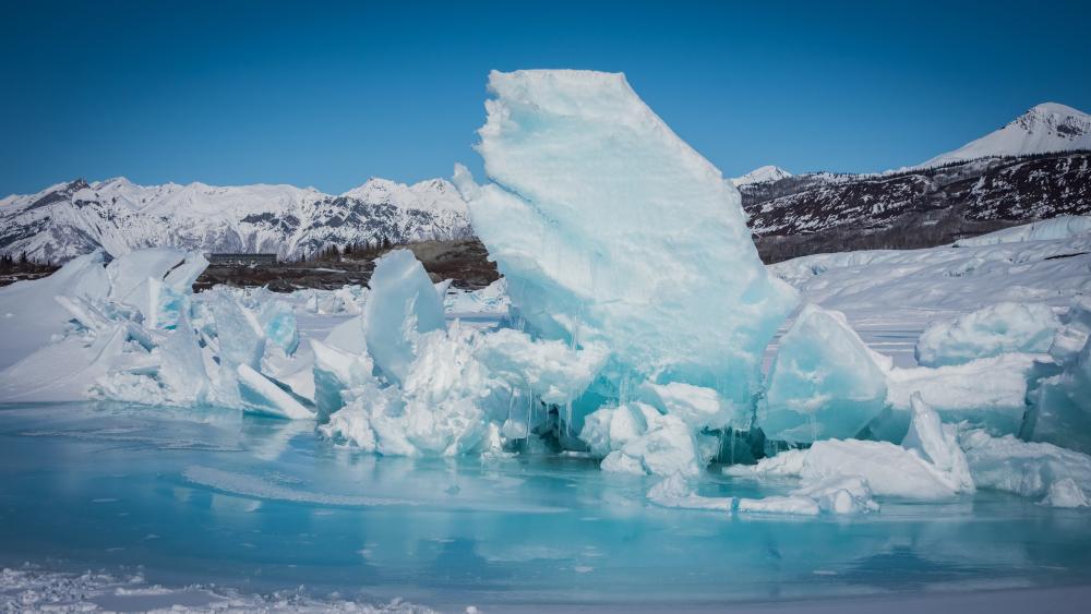 Frozen Arctic Serenity wallpaper