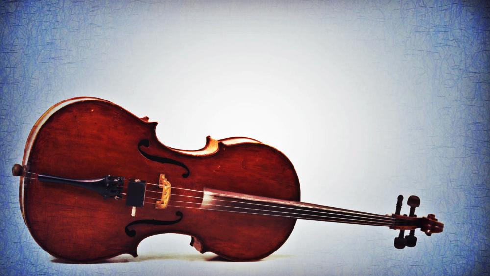 Timeless Elegance of a Violin wallpaper