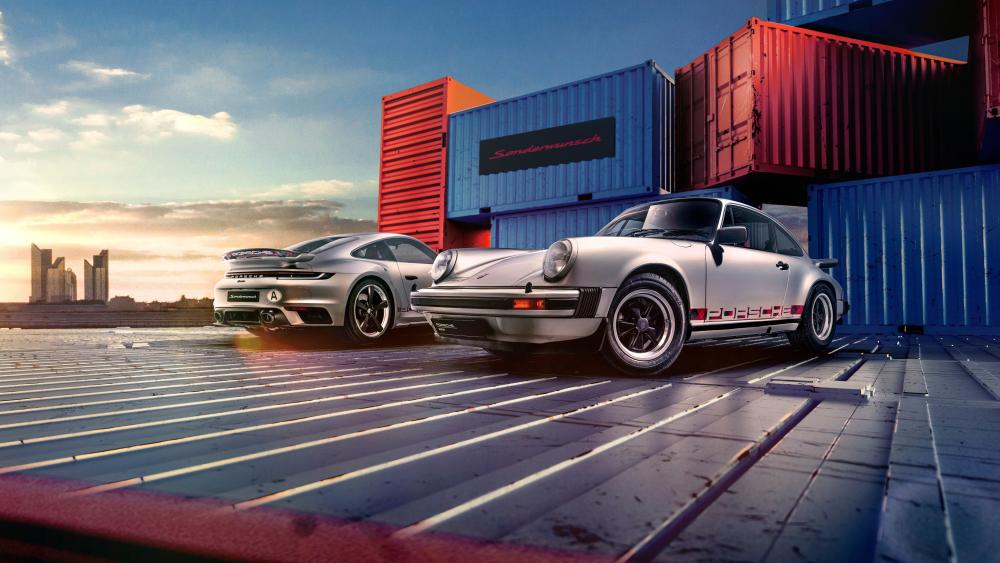 Timeless Porsche Elegance in 4K wallpaper