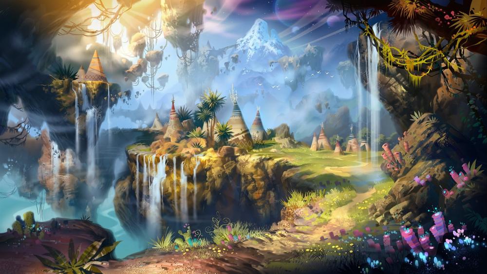 A Mystical Fantasy Dreamland wallpaper