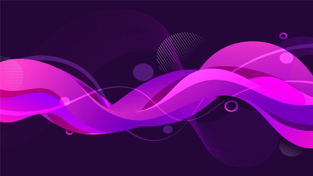 Purple Serenity Swirls wallpaper