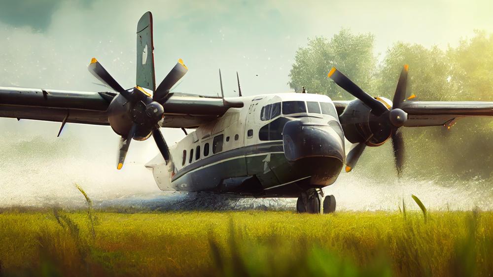 Vintage Aircraft in Action wallpaper