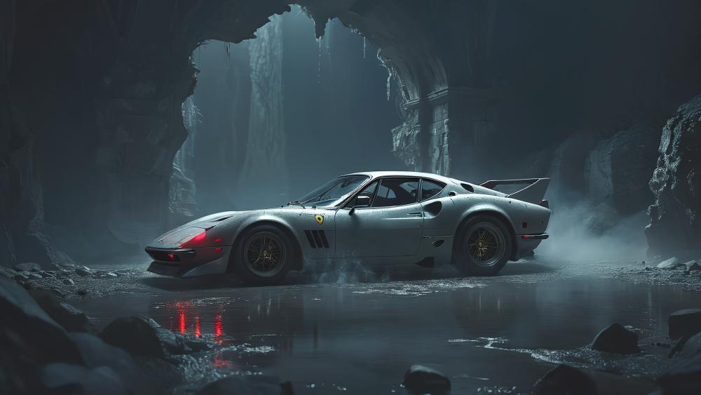 Ferrari in Enchanted Cave Adventure wallpaper