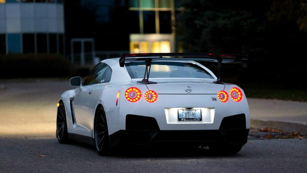 Nissan Skyline GT-R Rear View wallpaper