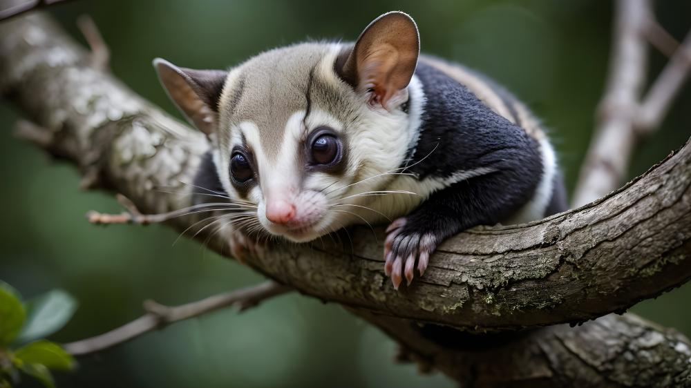 Adorable Sugar Glider in High-Resolution 4K wallpaper