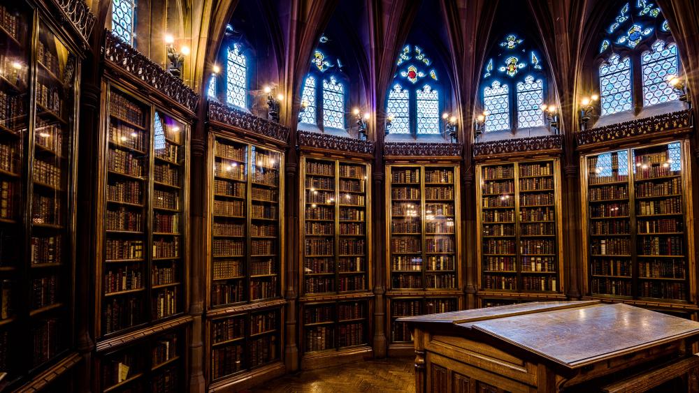 Dumbledore's Office, The John Rylands Library, Manchester, England wallpaper