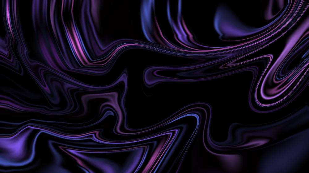 Purple Fluid Dynamics wallpaper