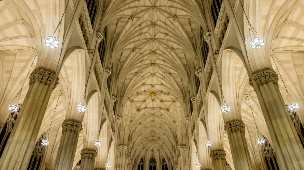 Gothic Grandeur of St Patrick's Cathedral wallpaper