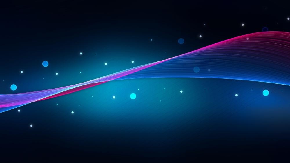 Dynamic Gradient Wave Magic wallpaper