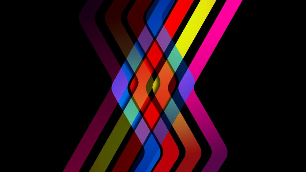 Vibrant Intersection of Lines wallpaper