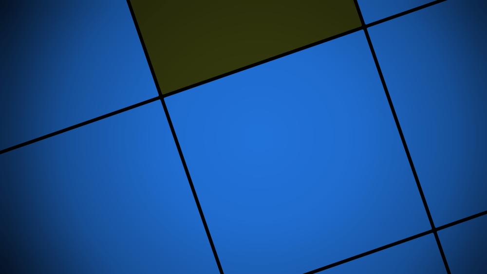 Geometric Blue Grid Design wallpaper