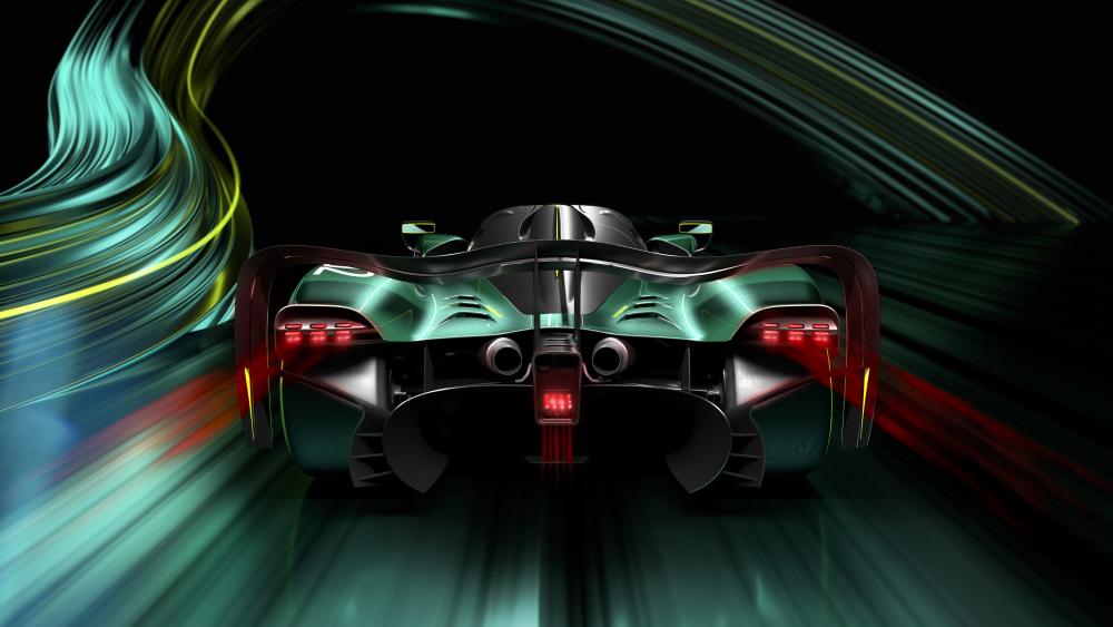 Aston Martin Valkyrie AMR Pro in Action wallpaper