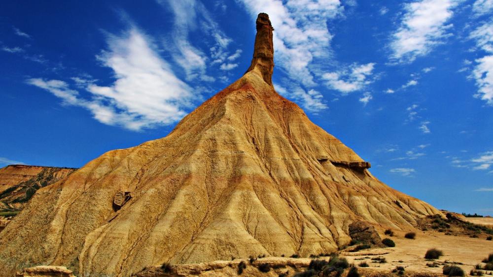 Majestic Castildetierra Rock Formation wallpaper