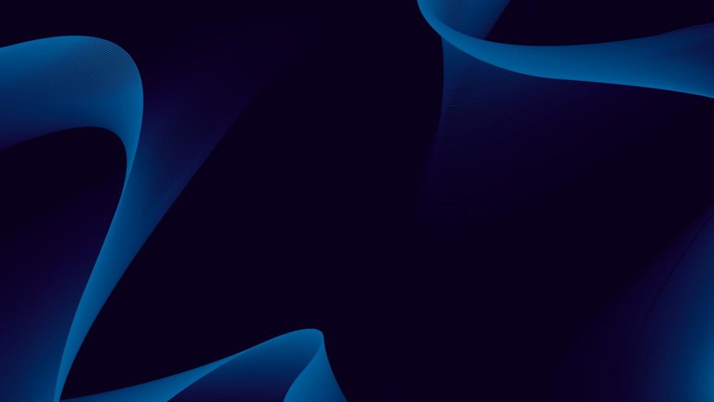 Flowing Blue Abstract Waves wallpaper