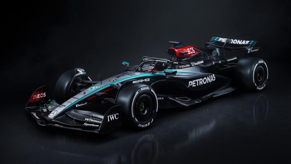 High-Speed Mercedes-Benz Formula One Car wallpaper