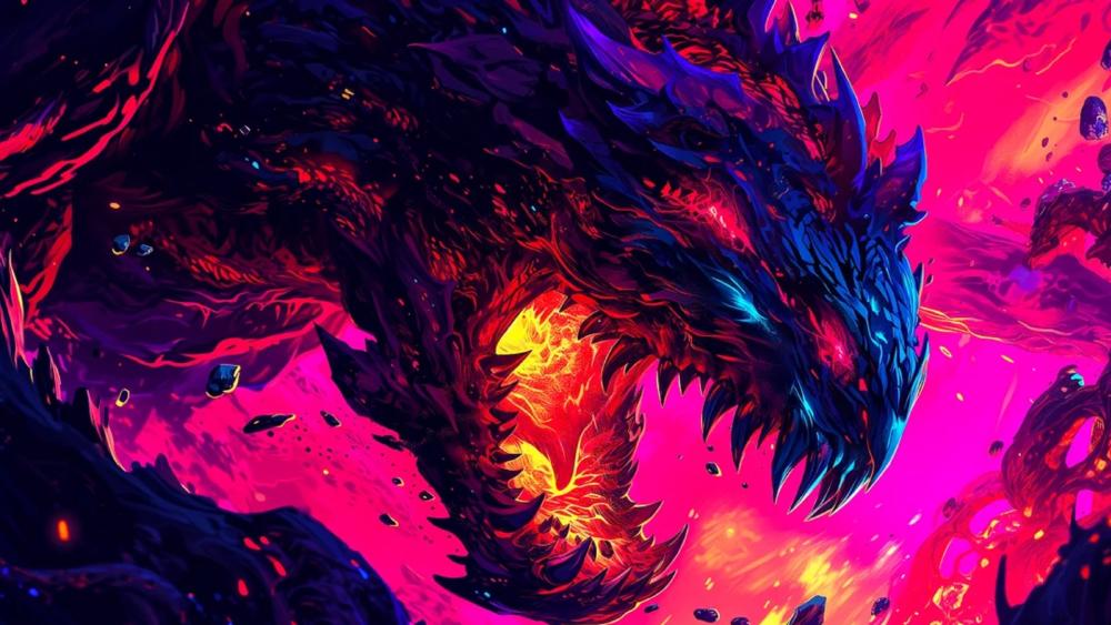 Fiery Hyperbeast Awakening wallpaper