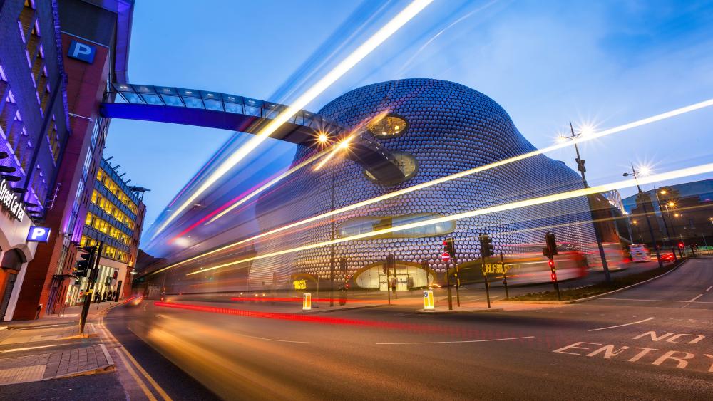 Birmingham's Selfridges Building at Dawn wallpaper