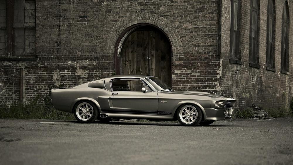 Vintage Ford Mustang Eleanor in 4K wallpaper