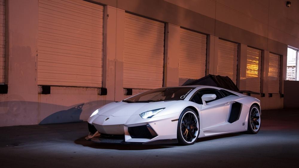 Lamborghini Aventador Midnight Presence wallpaper