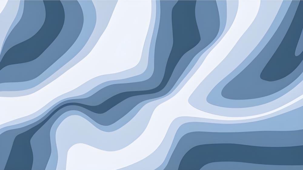 Flowing Topographic Waves wallpaper